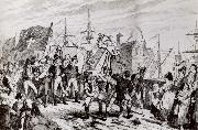 Thomas Pakenham, The rebels executing their prisoners on the bridge at Wexford